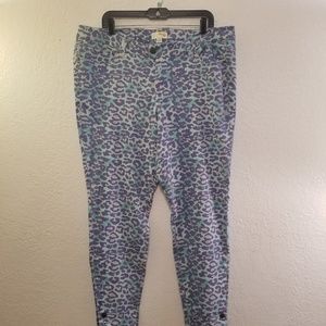 F21 Leopard Print Jean's NWT Plus 16